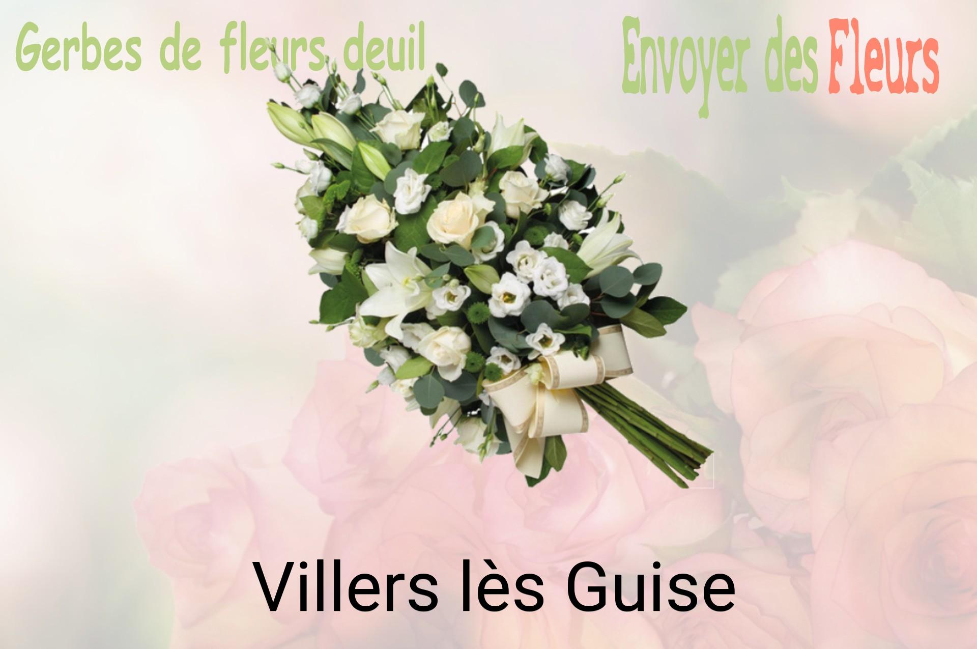 Gerbe de fleurs de deuil livrée à Villers-lès-Guise